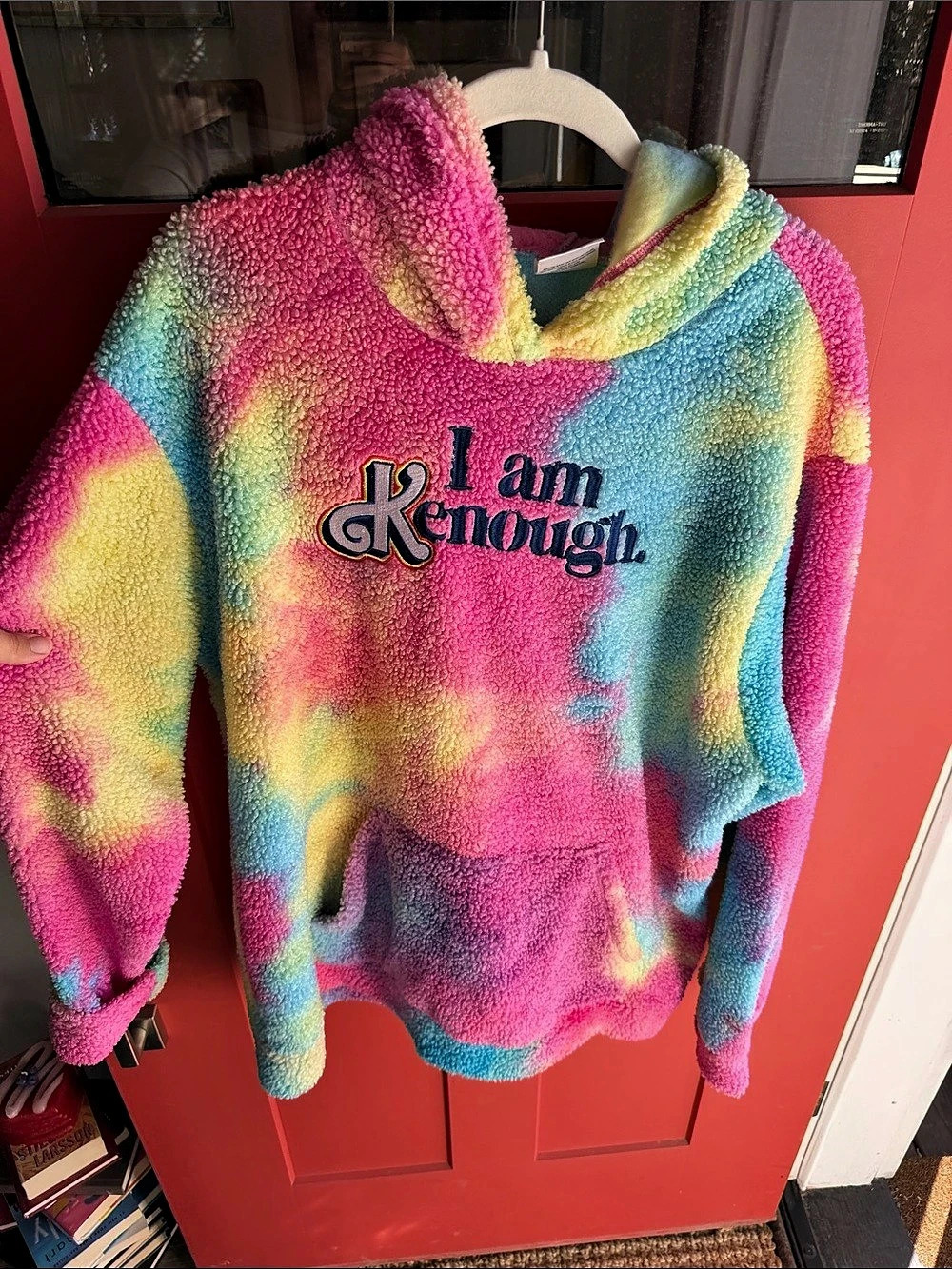 Barbie The Movie Exclusive Design Mattel Creation Tie-Dye Fleece Hoodie Size XXL